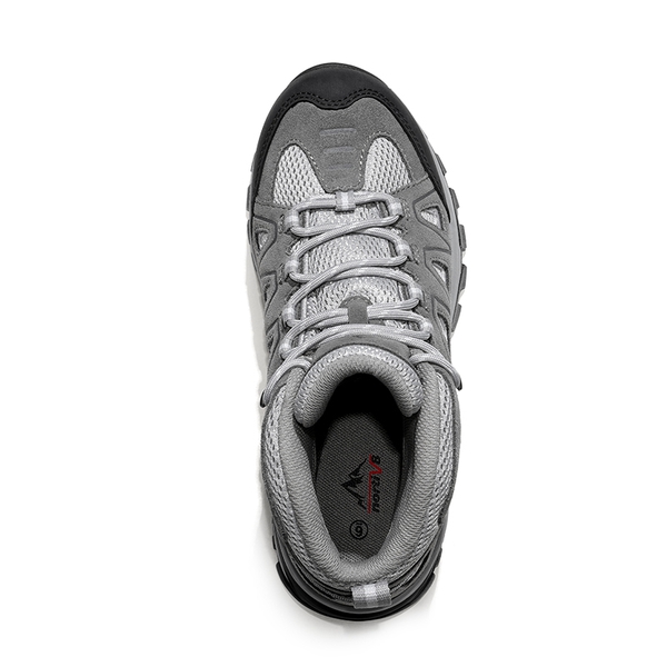 [Seeker] Women's Waterproof Hiking Boots - LIGHT GREY - 3